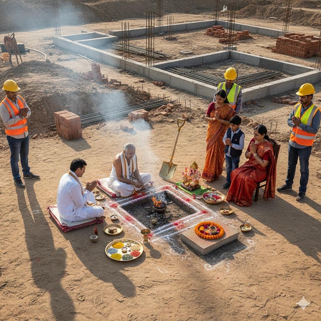 Bhumi Pujan / Khat Pujan